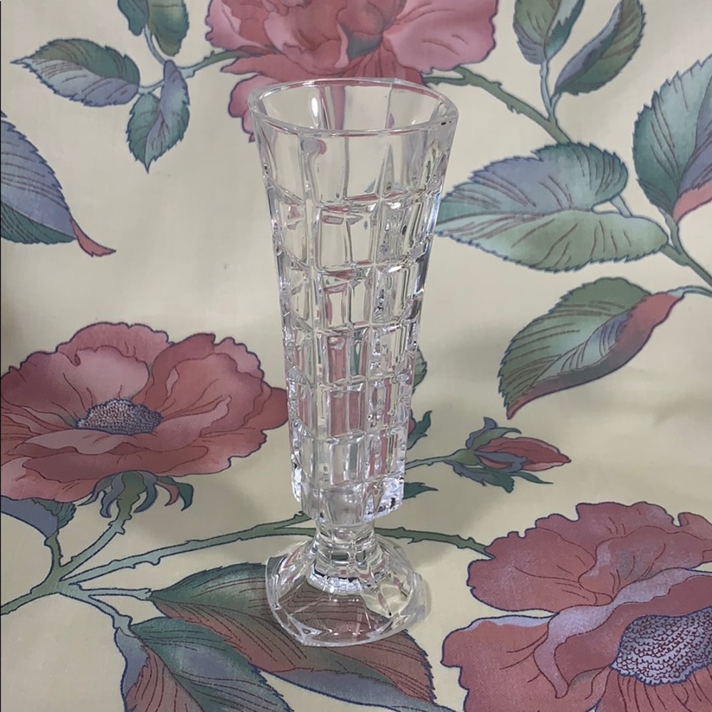 6 3/4” Cut Crystal Bud Vase